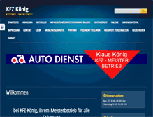 Tablet Screenshot of kfzkoenig.de